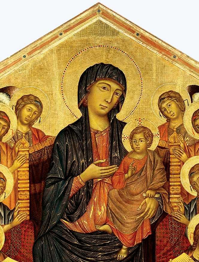 Cimabue trinita madonna gros plan trinite wikimedia cc